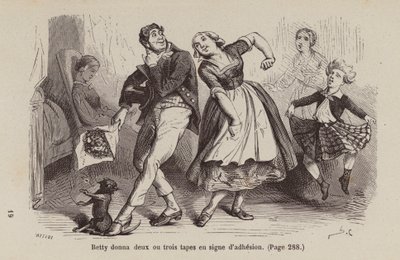 Illustration für Un Bon Petit Diable (Stich) von Horace (after) Castelli