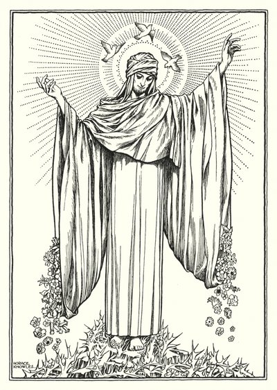 Illustration zur Bergpredigt von Horace J. Knowles