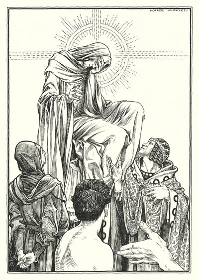 Illustration zur Bergpredigt von Horace J. Knowles