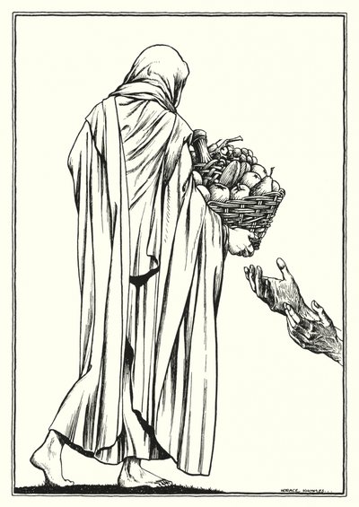 Illustration zur Bergpredigt von Horace J. Knowles