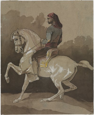 Araber zu Pferd, ca. 1800 von Horace Vernet