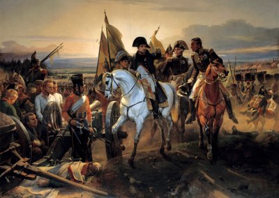 In der Schlacht von Friedland am 14. Juni von Emile Jean Horace Vernet