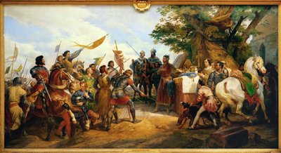 Schlacht von Bouvines von Horace Vernet