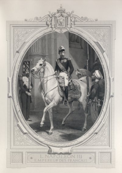 Reiterporträt von Napoleon III von Horace Vernet