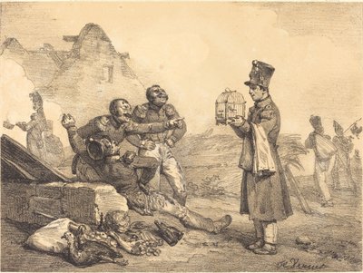 Mein Korporal, ich konnte nur das bekommen von Emile Jean Horace Vernet