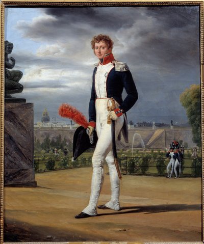 Porträt des Sammlers Philippe Lenoir (1785-1867) von Emile Jean Horace Vernet