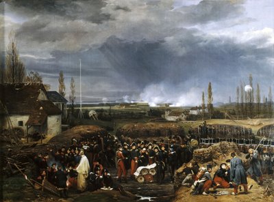 Belagerung der Zitadelle von Antwerpen, 22. Dezember 1832 von Horace Vernet