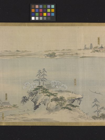 Drei Götter des Glücks auf einem Vergnügungsausflug von Hosoda Eishi