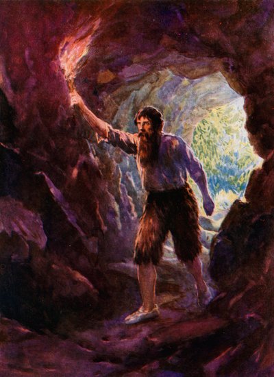 Illustration für Robinson Crusoe von Howard Davie