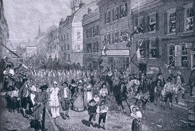 Karneval in Philadelphia, Illustration aus 