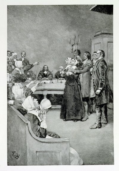 Der Prozess einer Hexe, Illustration aus 