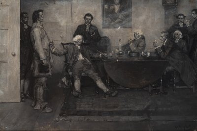 "Das ist Enoch Wade, meine Herren," sagte der Baronet von Howard Pyle