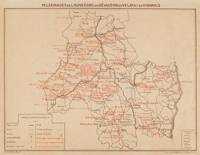 Pilgerfahrten in der Auvergne, Gevaudan, Velay und Vivarais von Hubert Clerget