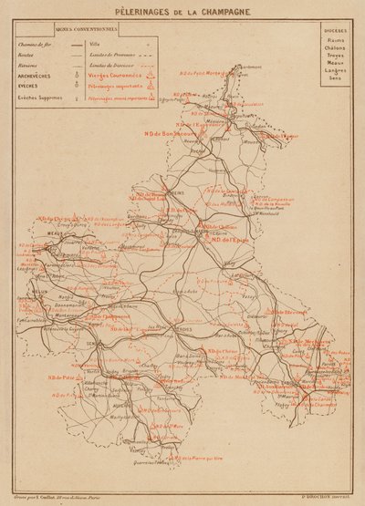Pilgerfahrten der Champagne von Hubert Clerget