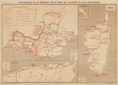Pilgerfahrten der Provence, Korsika, Algerien und Martinique von Hubert Clerget