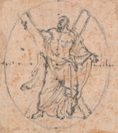 Entwurf für eine Medaille: St. Andreas von Hubert Francois Gravelot