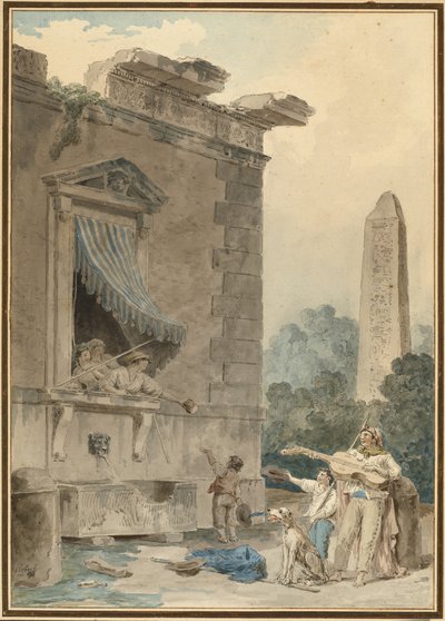 Wohltätige Damen von Hubert Robert