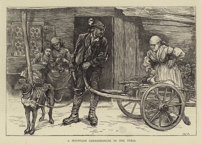 Ein Bergkäsehändler in Tirol von Hubert von Herkomer