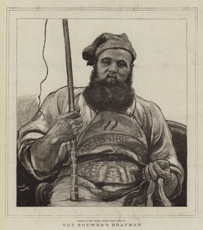 Der Brauereiwagenfahrer von Hubert von Herkomer