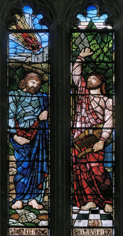 Langport, All Saints, Hiob und David von Hugh Arthur Kennedy