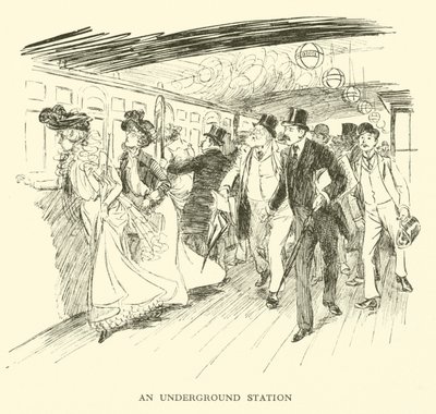 Eine U-Bahn-Station von Hugh Thomson