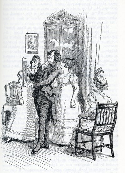 Illustration für "Emma" von Jane Austen von Hugh Thomson