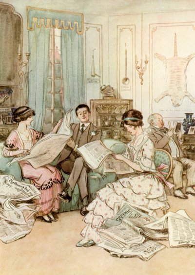 Illustration für J. M. Barries Der bewundernswerte Crichton von Hugh Thomson