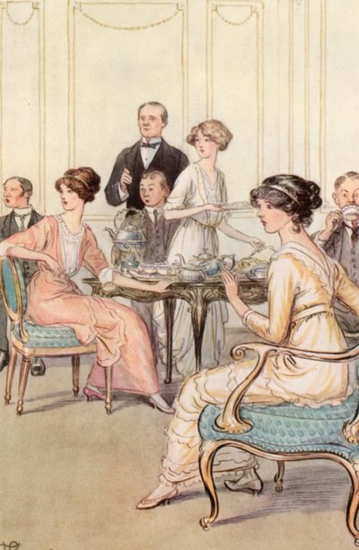 Illustration zu J. M. Barries Der bewundernswerte Crichton von Hugh Thomson