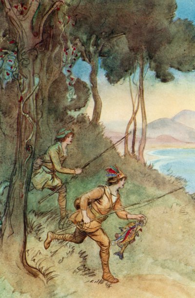 Illustration zu J. M. Barries Der bewundernswerte Crichton von Hugh Thomson
