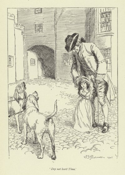 Illustration für Mr. Gilfils Liebesgeschichte von George Eliot von Hugh Thomson