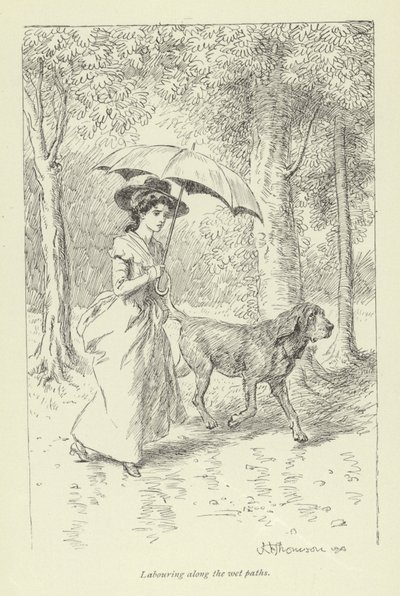 Illustration für Mr. Gilfils Liebesgeschichte von George Eliot von Hugh Thomson