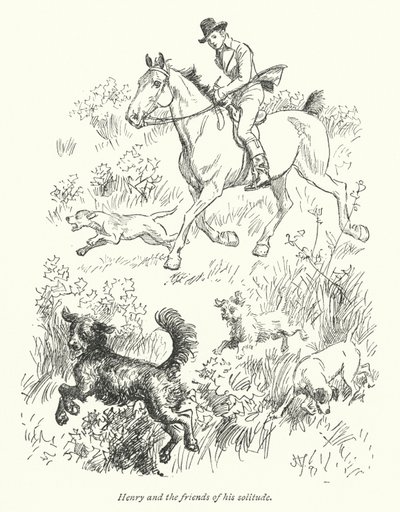 Illustration für Northanger Abbey von Jane Austen von Hugh Thomson