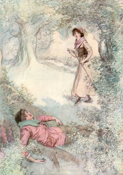 Illustration zu Shakespeares Wie es euch gefällt von Hugh Thomson