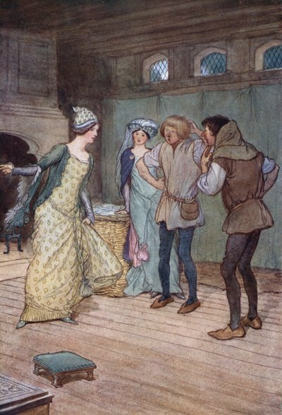 Illustration für Die Lustigen Weiber von Windsor von Hugh Thomson