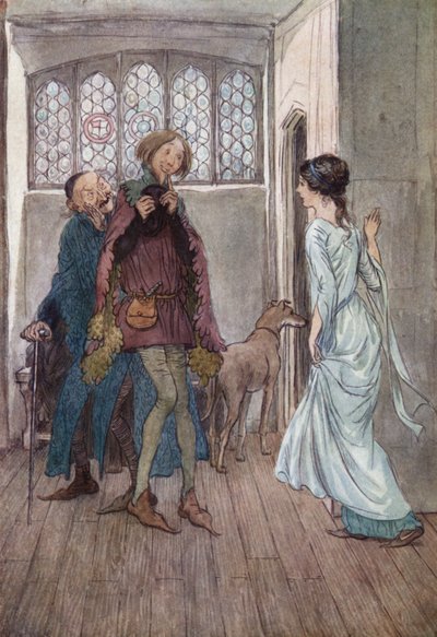 Illustration für Die Lustigen Weiber von Windsor von Hugh Thomson