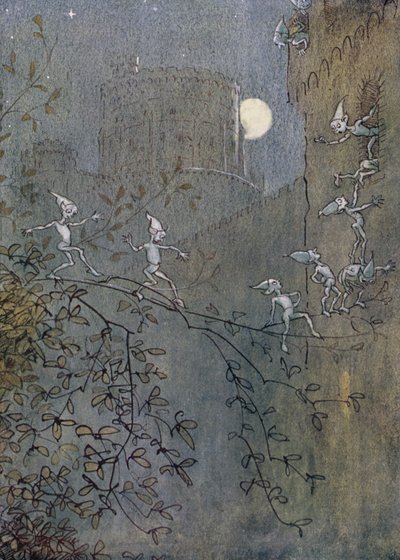 Illustration für Die lustigen Weiber von Windsor von Hugh Thomson