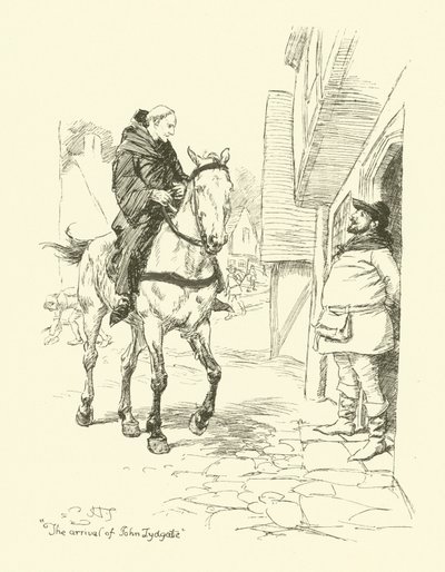 Die Ankunft von John Lydgate von Hugh Thomson