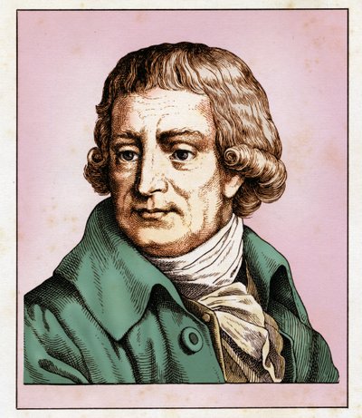 Christian Gottlob Heyne (25. September 1729 - 14. Juli 1812) 1854 (Stich) von Hugo Bürkner