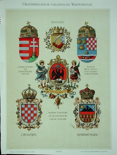 Wappen aus dem Österreichisch-Ungarischen Reich, aus 