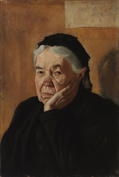 Tante; Die Tante des Künstlers von Hugo Simberg