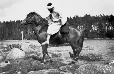 Hugo Simberg als Scheich von Hugo Simberg