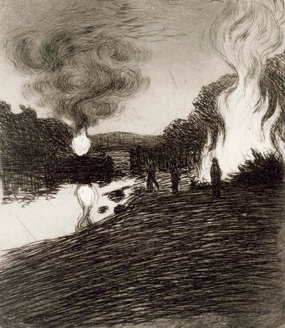 Johannisfeuer von Hugo Simberg