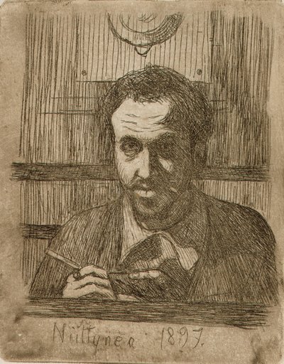 Selbstporträt II von Hugo Simberg