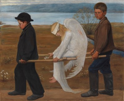 Der verwundete Engel von Hugo Simberg