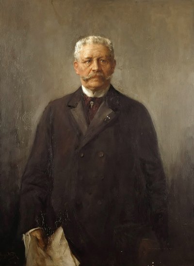 Porträt von Paul von Hindenburg 1847-1934, 1926 von Hugo Vogel