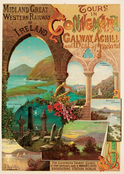 Touren in Connemara, Midland Great Western Railway of Ireland von Hugo d Alesi