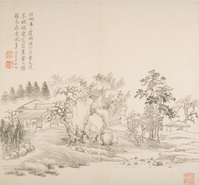 Album nach alten Meistern und Gedichten von Hui Wang