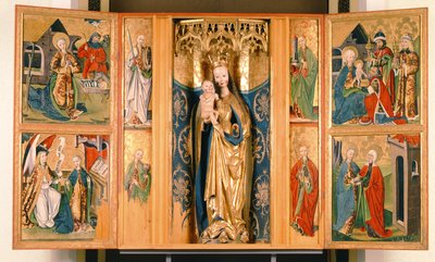 Der Altar der Jungfrau Maria aus Szepeshely, ca. 1480 von Hungarian School