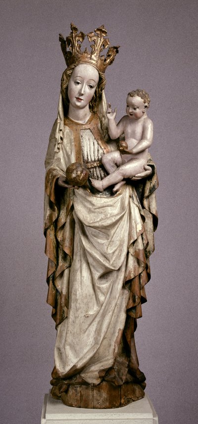 Die Jungfrau und das Kind aus der Kirche St. Philipp und St. Jakob in Toporc, ca. 1420 von Hungarian School