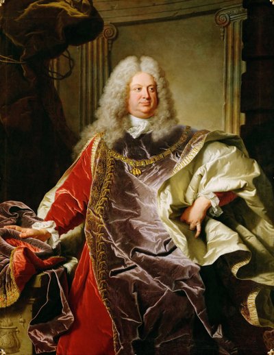 Barock: Porträt von Philipp Ludwig Wenzel von Sinzendorf von Hyacinthe Francois Rigaud